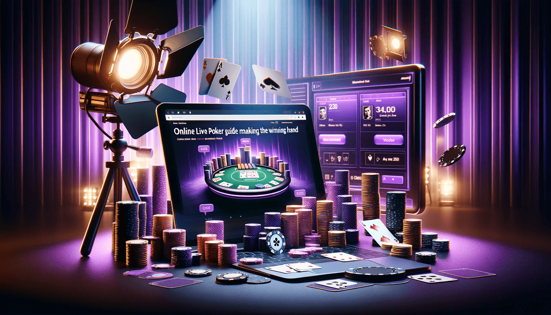 دليل البوكر المباشر عبر الإنترنت لتكوين توزيع الورق الفائز image