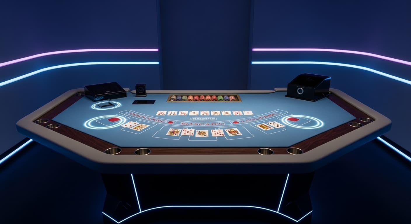 دليل تفصيلي للتأمين على لعبة البلاك جاك المباشرة عبر الإنترنت image