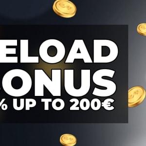 احصل على مكافأة إعادة تحميل الكازينو تصل إلى 200 يورو في 24 فتحة